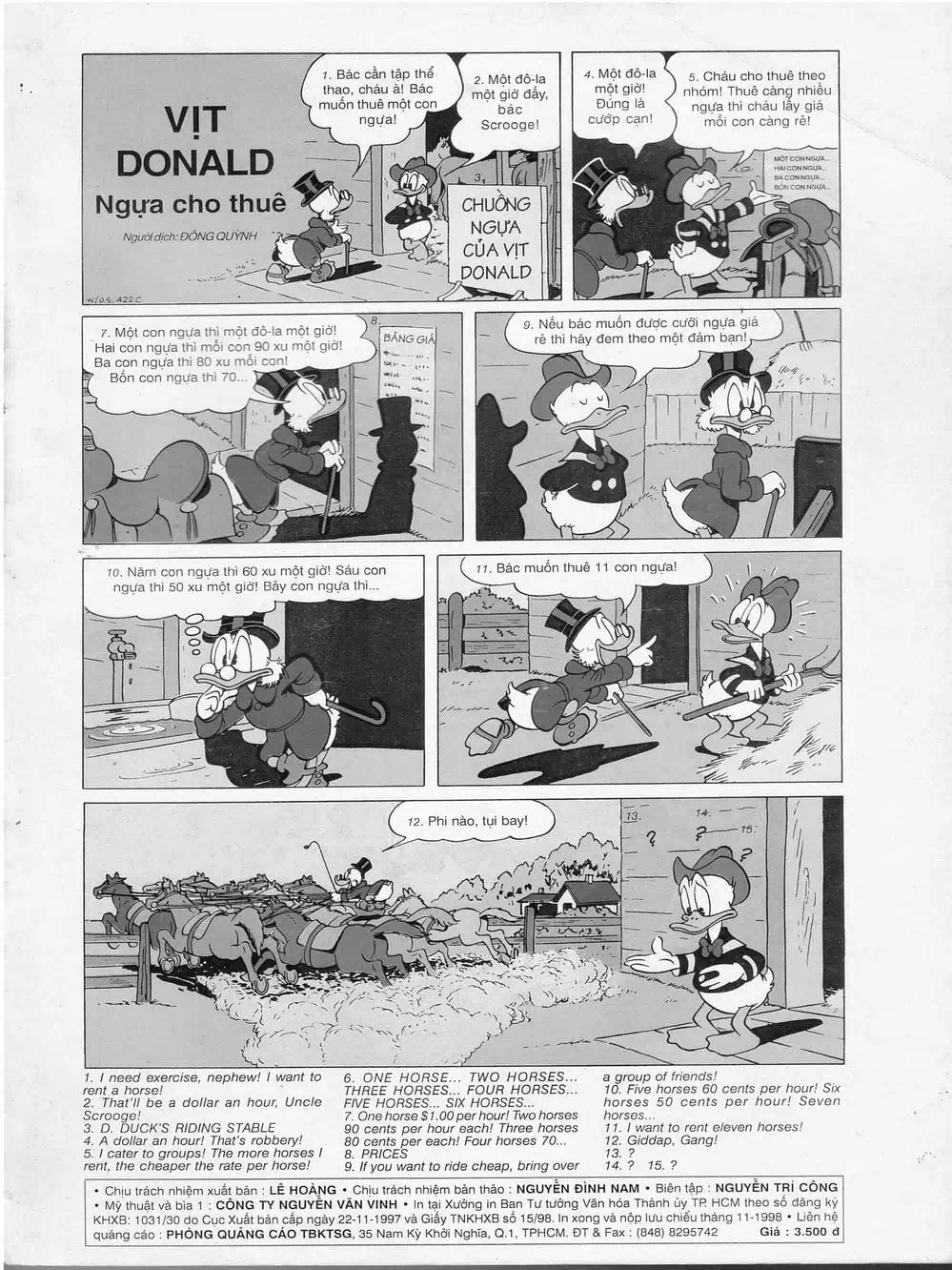 Truyện Tranh Donald Và Bạn Hữu trang 2