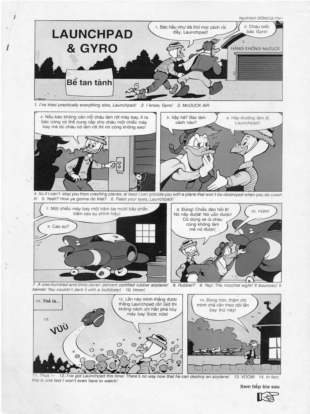 Truyện Tranh Donald Và Bạn Hữu trang 2