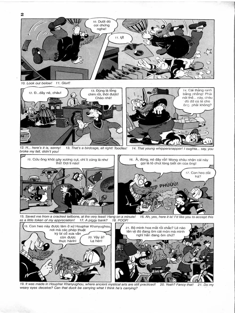 Truyện Tranh Donald Và Bạn Hữu trang 2