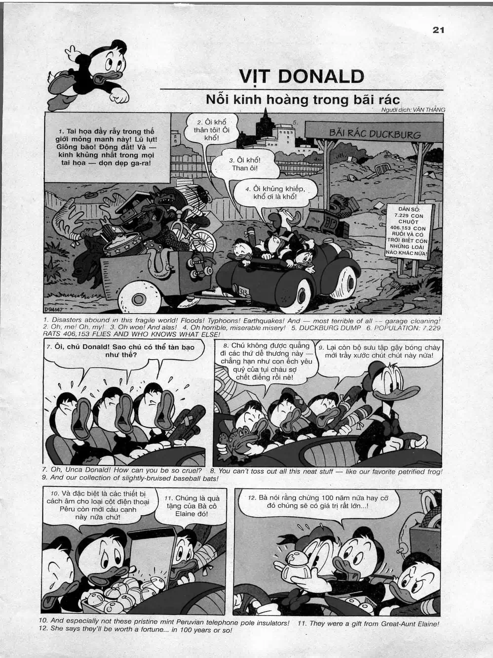 Truyện Tranh Donald Và Bạn Hữu trang 2