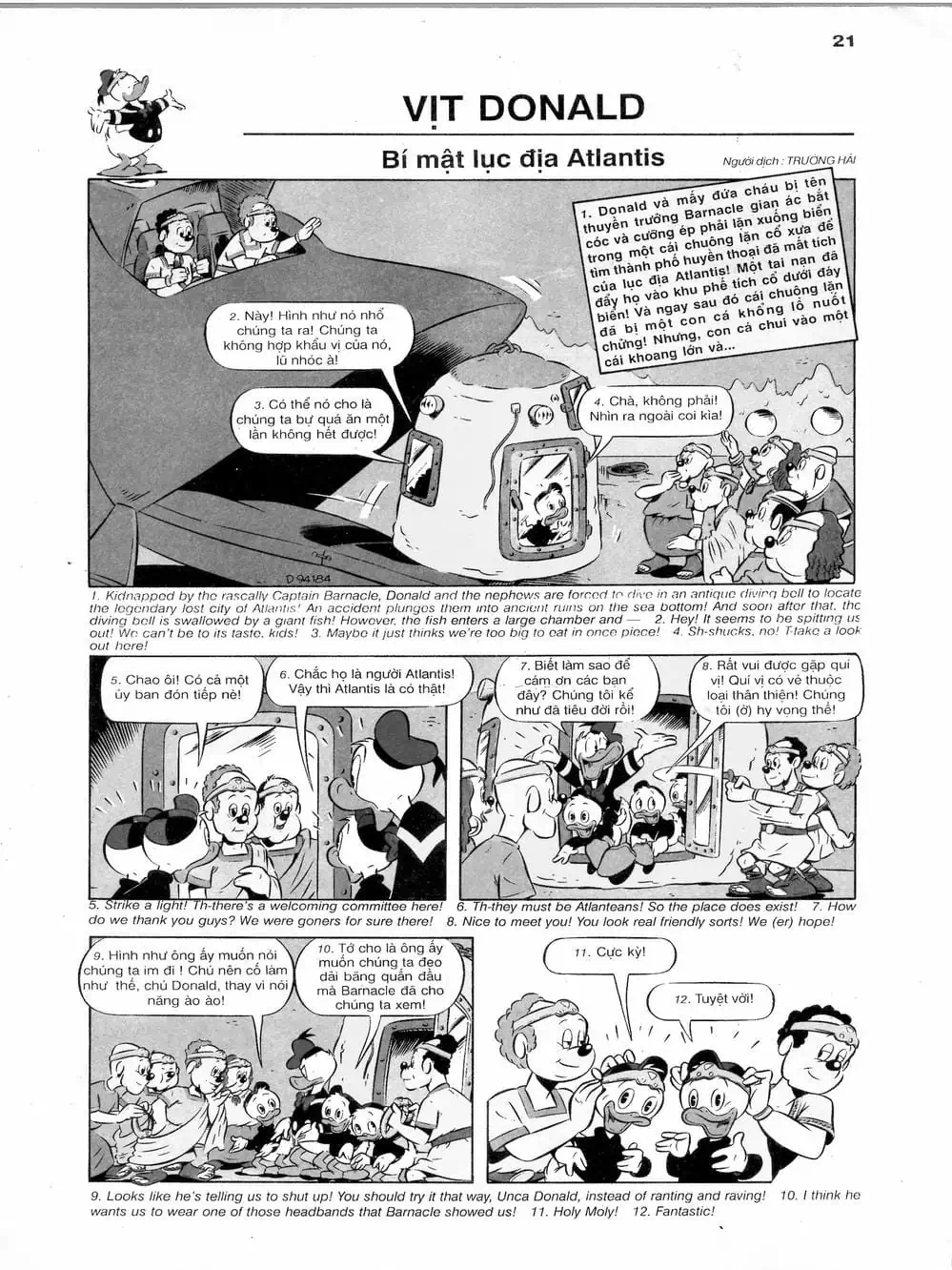 Truyện Tranh Donald Và Bạn Hữu trang 2