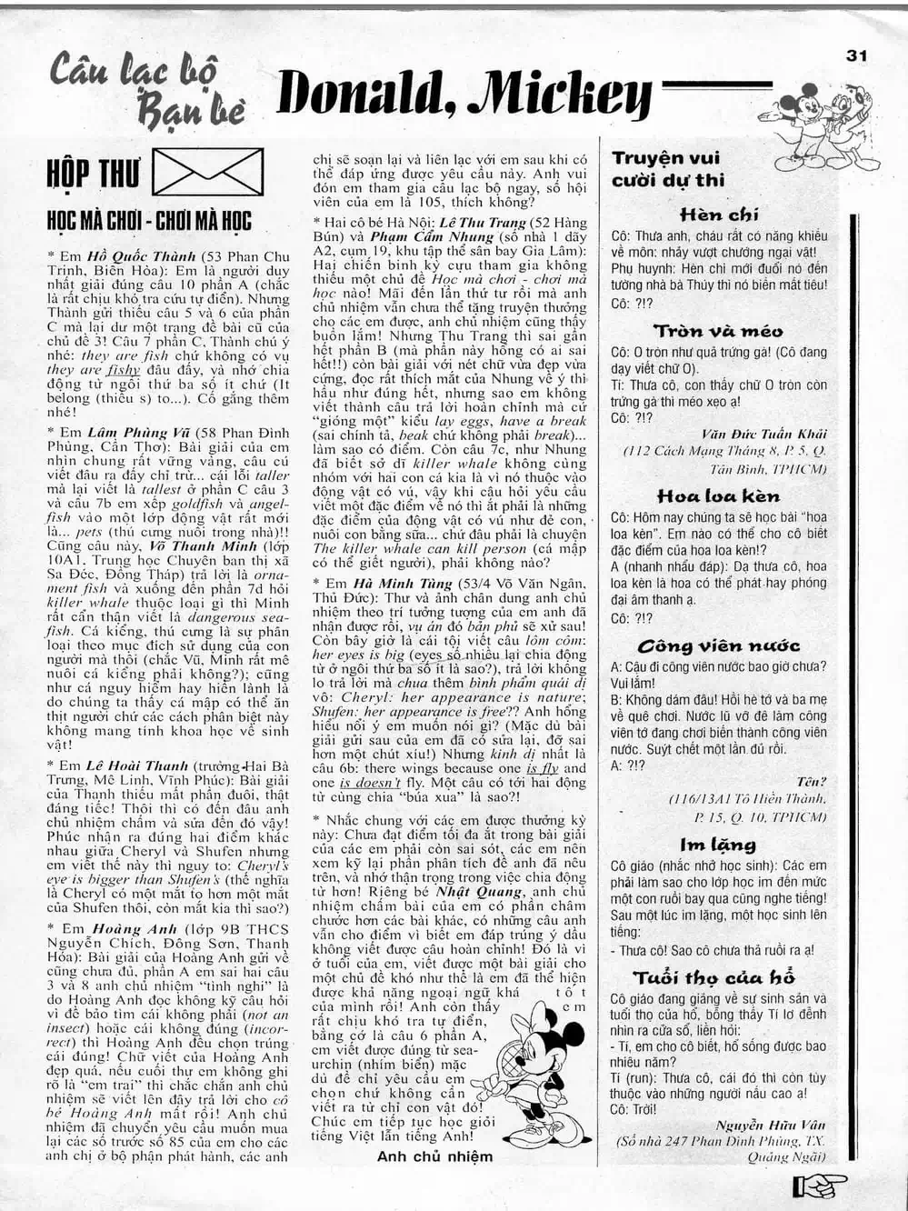 Truyện Tranh Donald Và Bạn Hữu trang 2