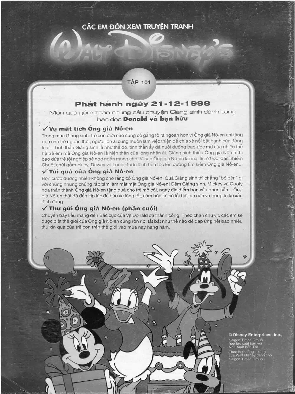 Truyện Tranh Donald Và Bạn Hữu trang 2