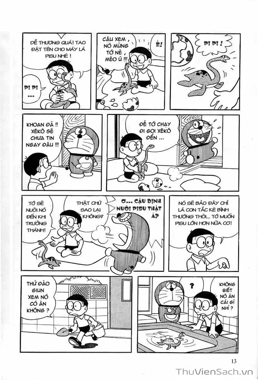 Truyện Tranh Doraemon: Thăm Công Viên Khủng Long trang 11