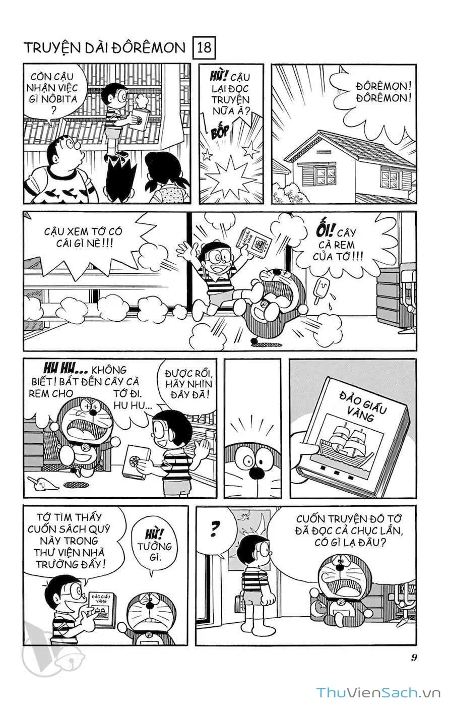 Truyện Tranh Doraemon: Cuộc Phiêu Lưu Đến Đảo Giấu Vàng trang 11