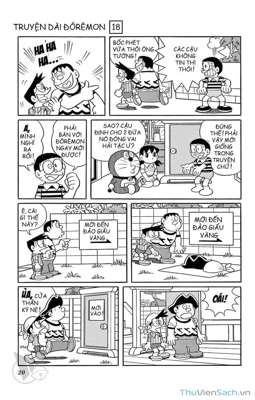Truyện Tranh Doraemon: Cuộc Phiêu Lưu Đến Đảo Giấu Vàng trang 11