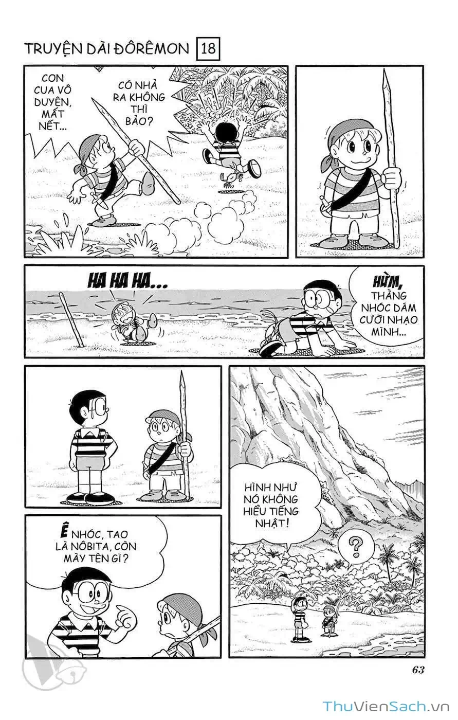 Truyện Tranh Doraemon: Cuộc Phiêu Lưu Đến Đảo Giấu Vàng trang 11