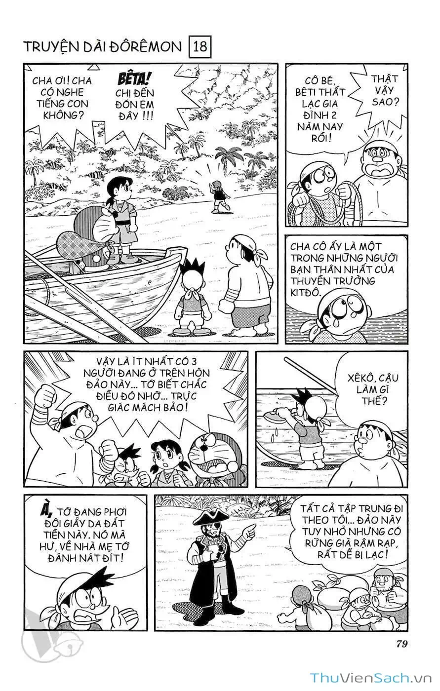 Truyện Tranh Doraemon: Cuộc Phiêu Lưu Đến Đảo Giấu Vàng trang 11