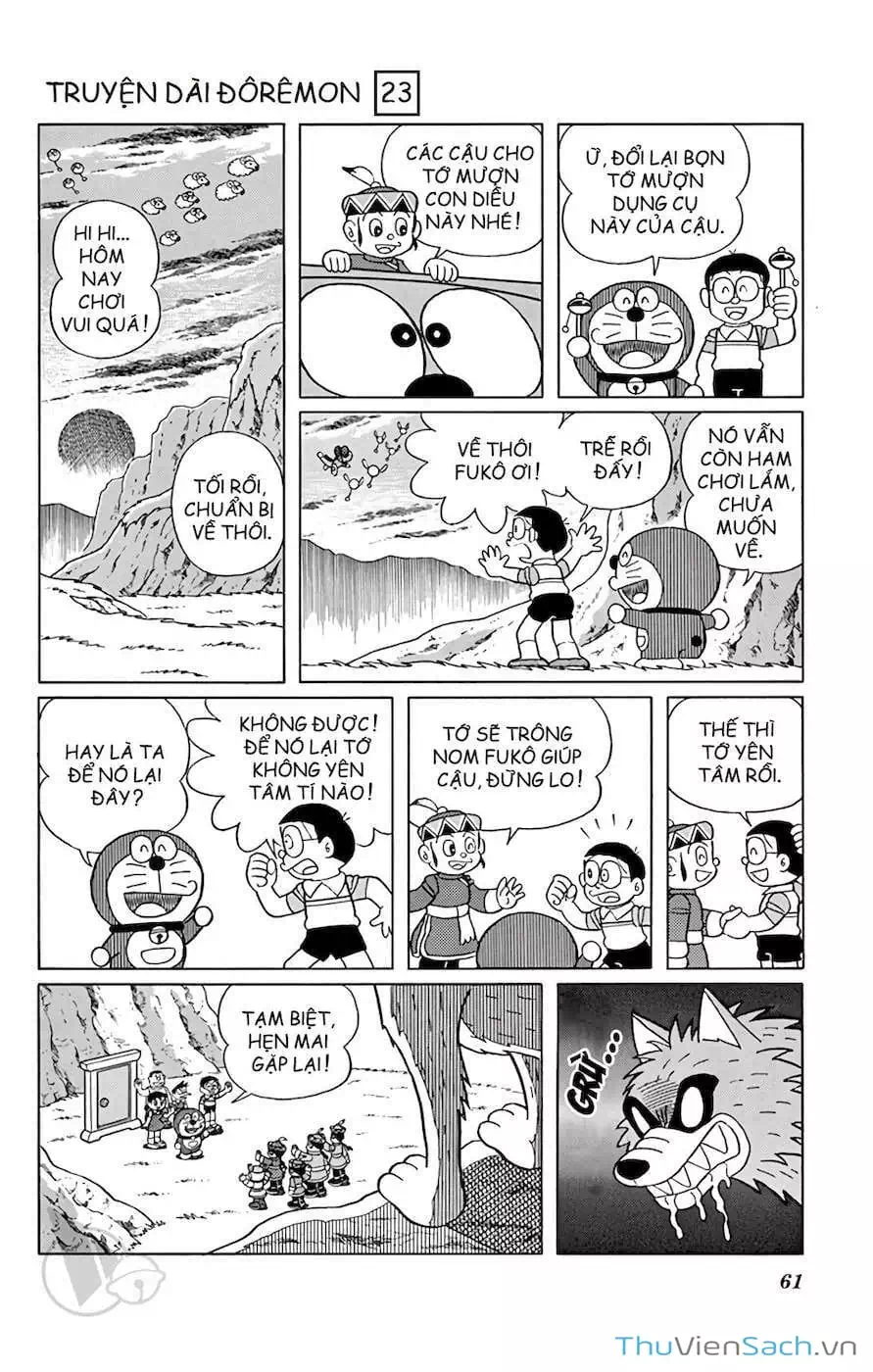 Truyện Tranh Doraemon: Cuộc Phiêu Lưu Đến Vương Quốc Gió trang 11