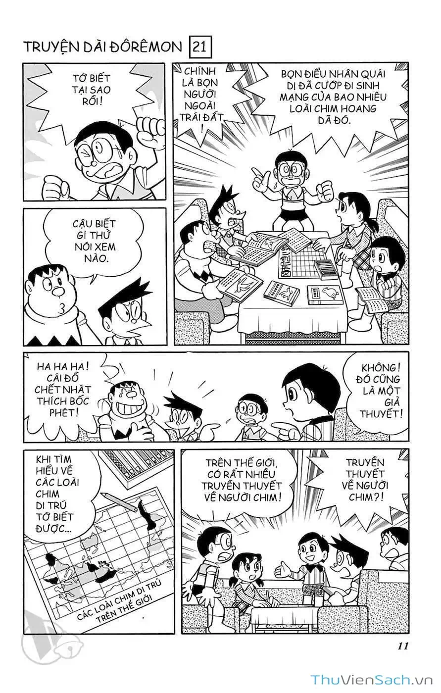 Truyện Tranh Doraemon: Du Hành Đến Vương Quốc Loài Chim trang 11