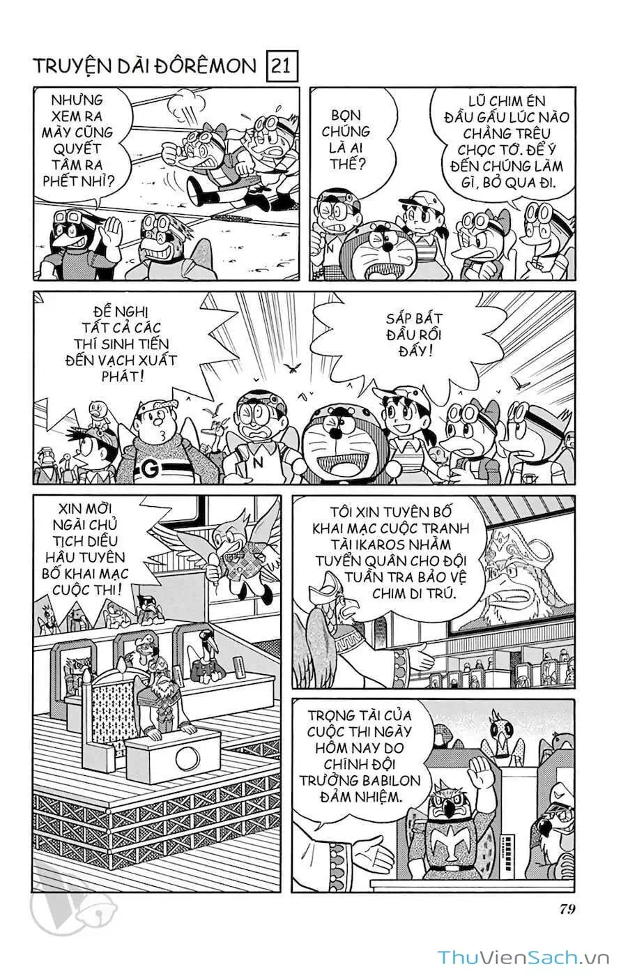 Truyện Tranh Doraemon: Du Hành Đến Vương Quốc Loài Chim trang 11