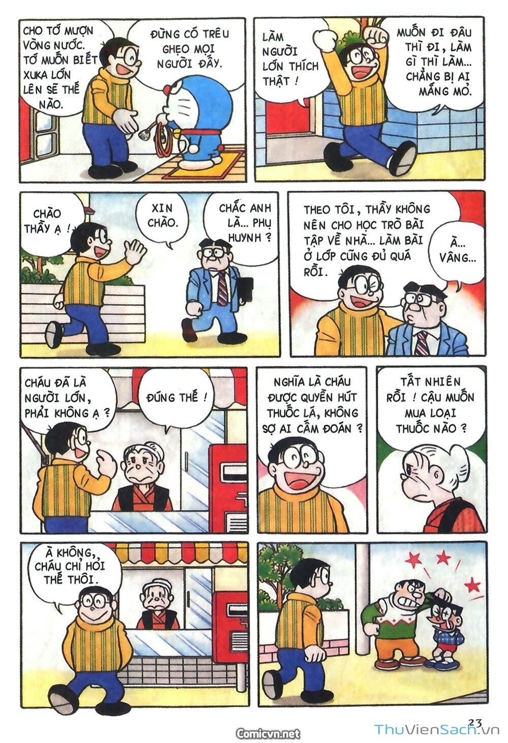 Truyện Tranh Doraemon Màu trang 217