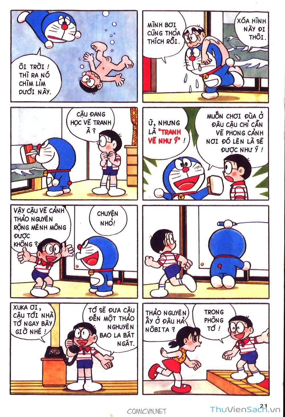 Truyện Tranh Doraemon Màu trang 291