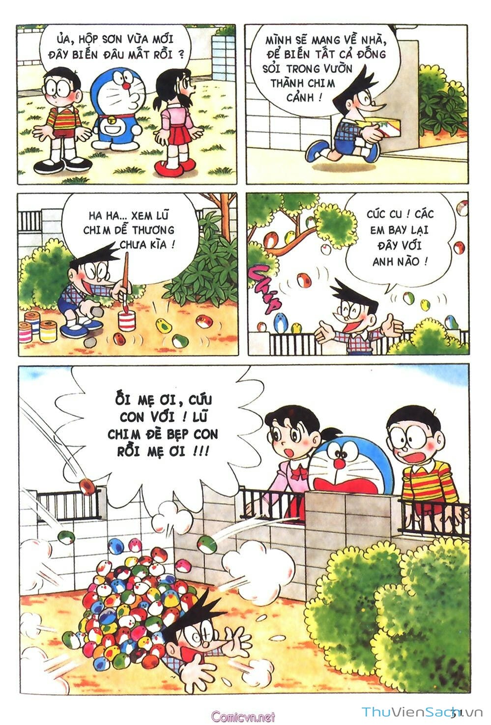 Truyện Tranh Doraemon Màu trang 347