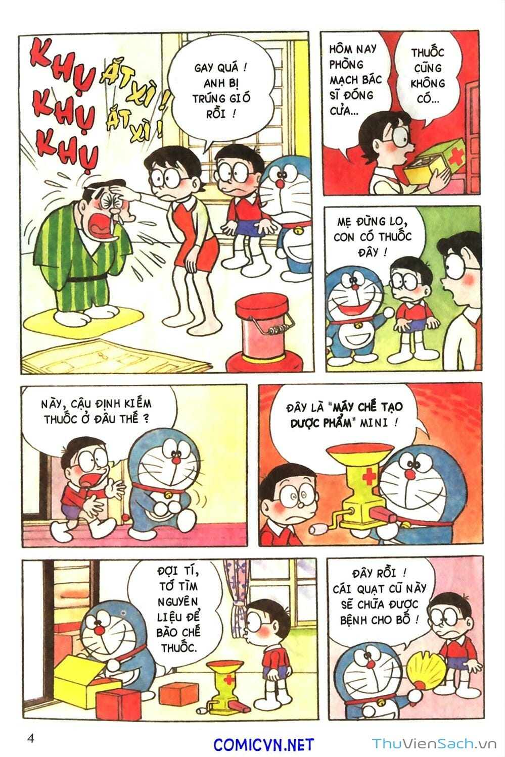 Truyện Tranh Doraemon Màu trang 712