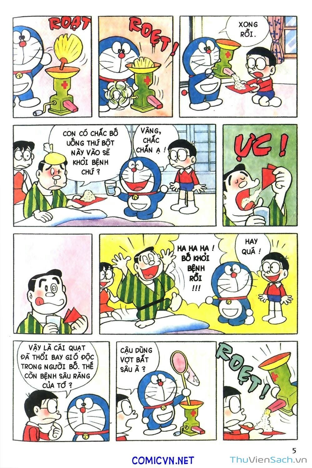 Truyện Tranh Doraemon Màu trang 713