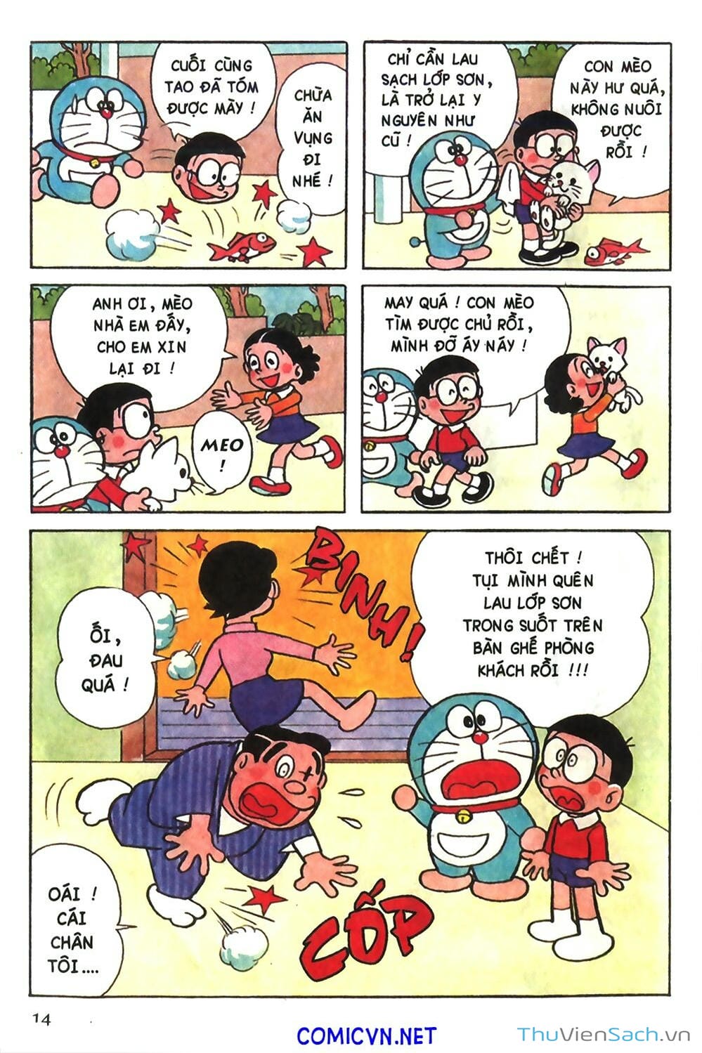 Truyện Tranh Doraemon Màu trang 722