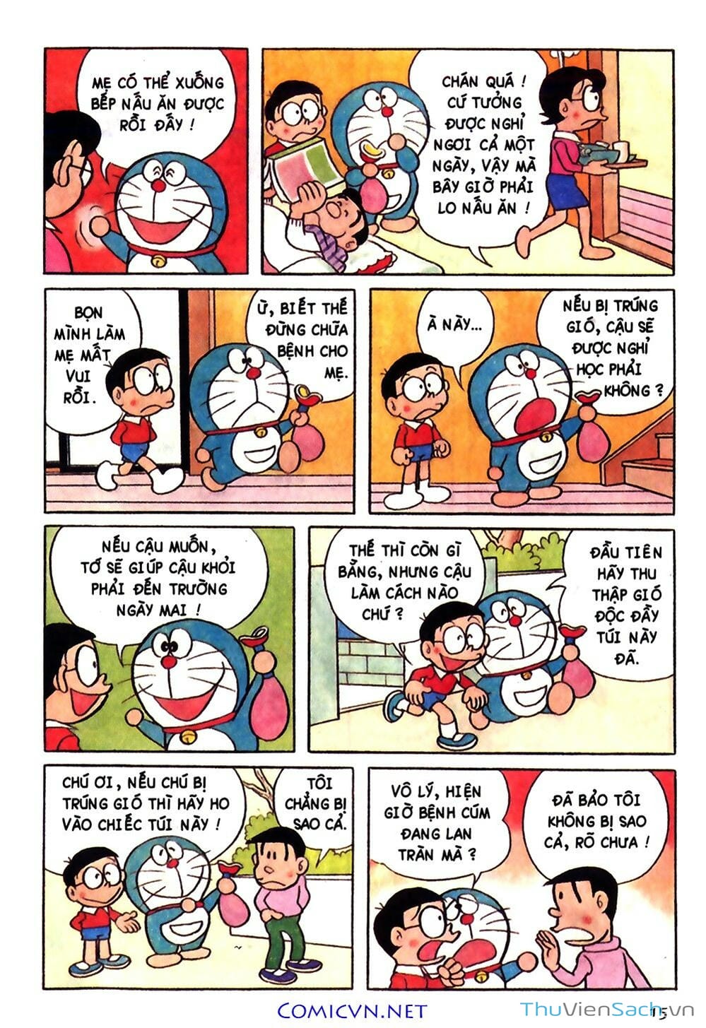 Truyện Tranh Doraemon Màu trang 760