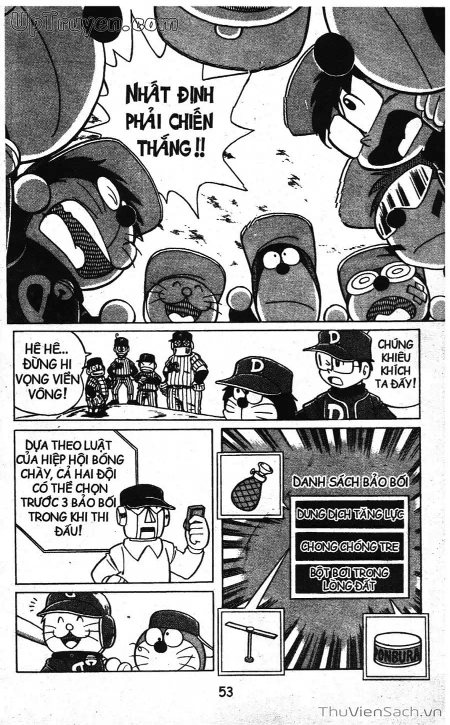 Truyện Tranh Doraemon Bóng Chày trang 3