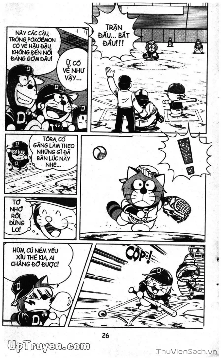 Truyện Tranh Doraemon Bóng Chày trang 3