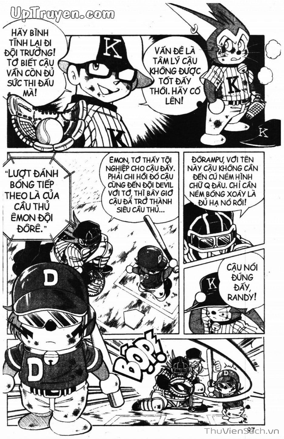 Truyện Tranh Doraemon Bóng Chày trang 3
