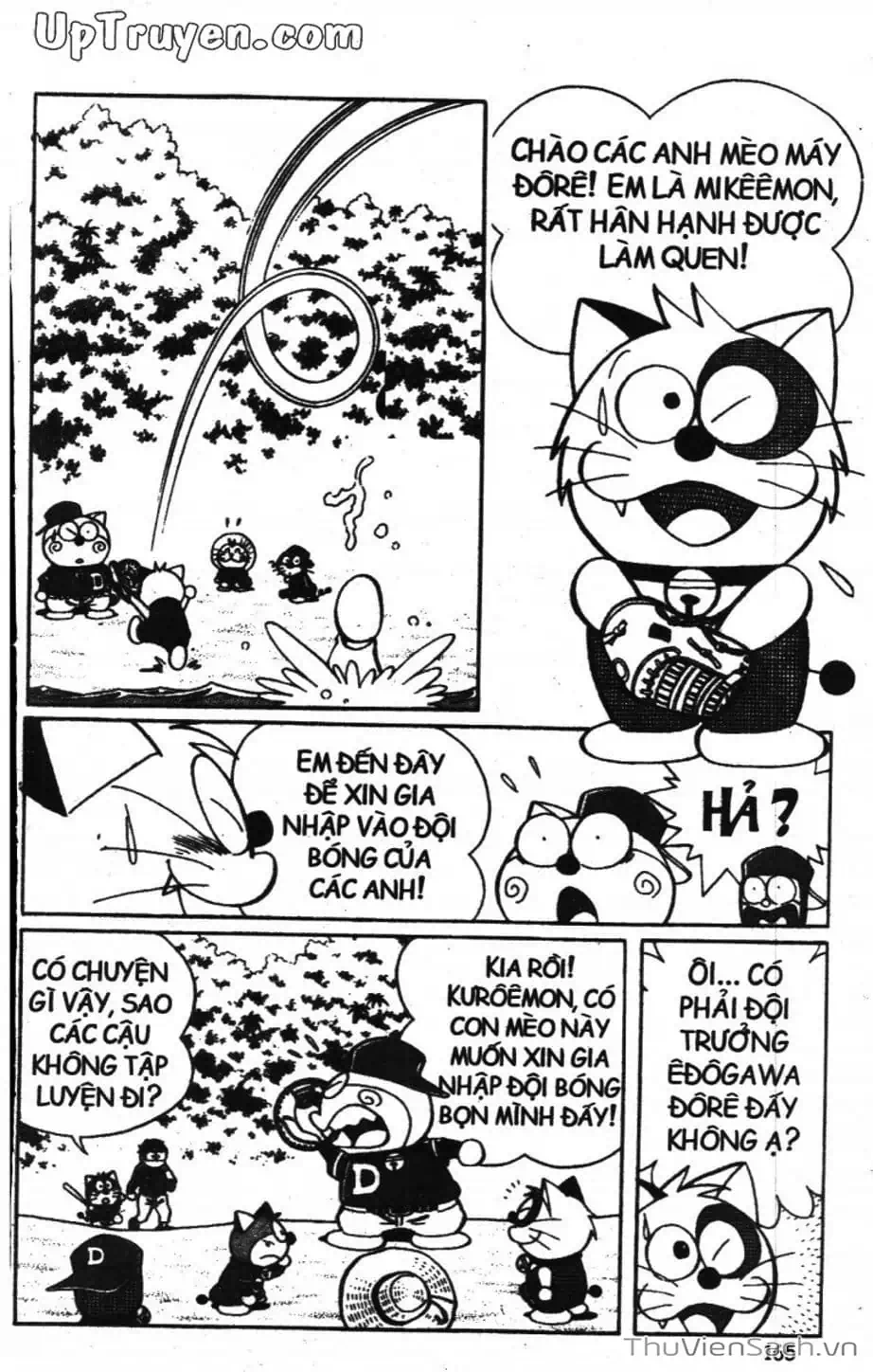 Truyện Tranh Doraemon Bóng Chày trang 3