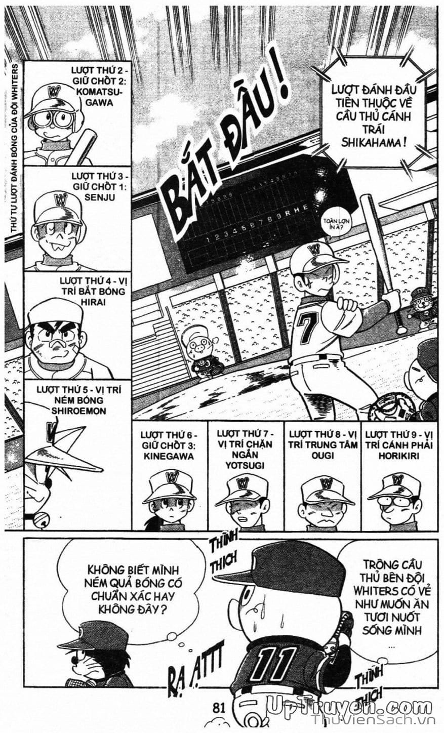 Truyện Tranh Doraemon Bóng Chày trang 3