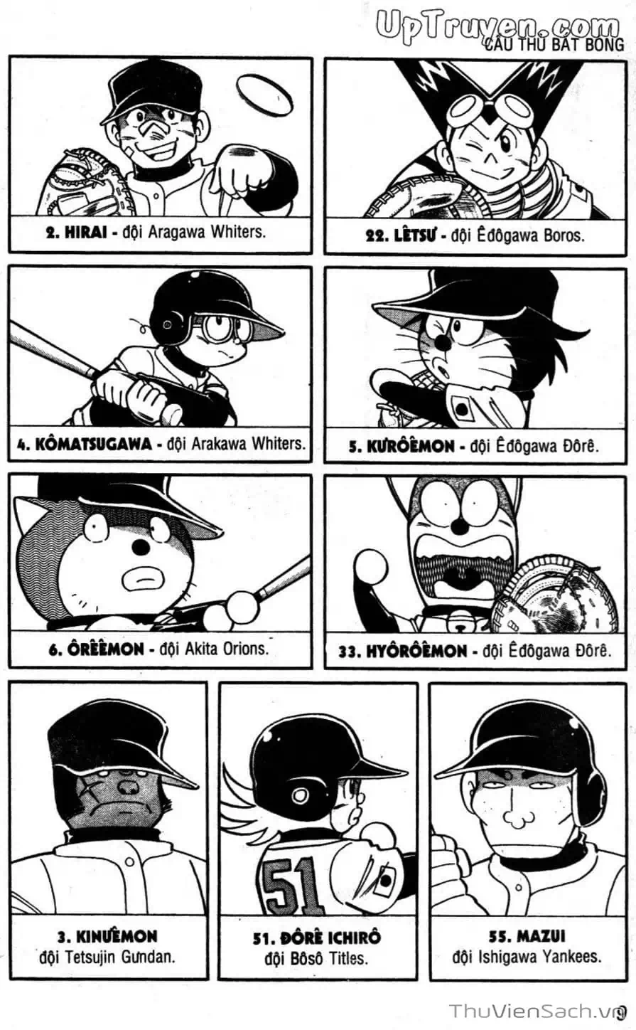 Truyện Tranh Doraemon Bóng Chày trang 3