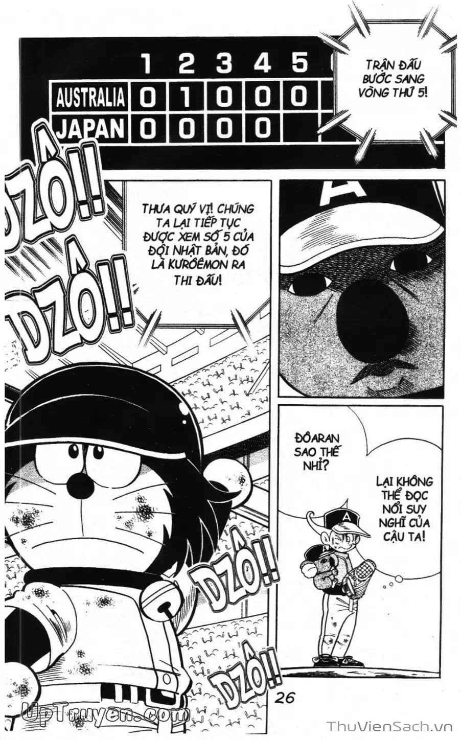 Truyện Tranh Doraemon Bóng Chày trang 3
