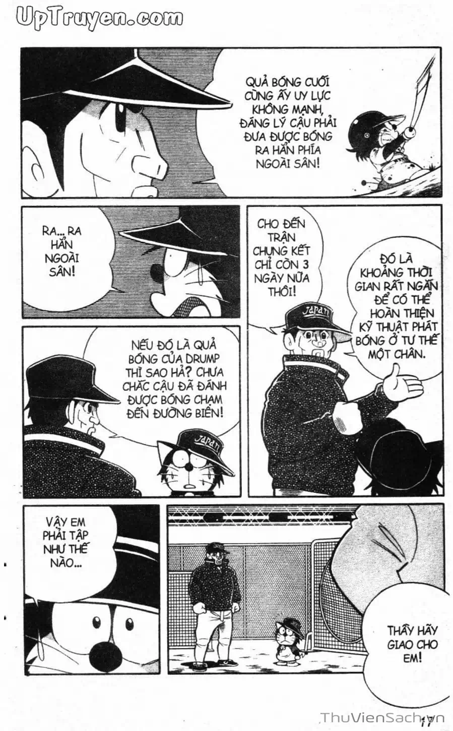 Truyện Tranh Doraemon Bóng Chày trang 3