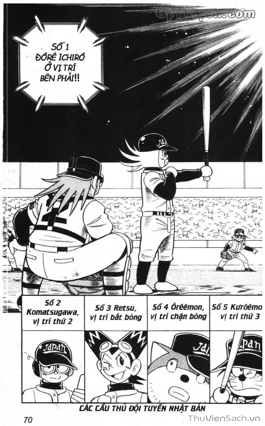 Truyện Tranh Doraemon Bóng Chày trang 3