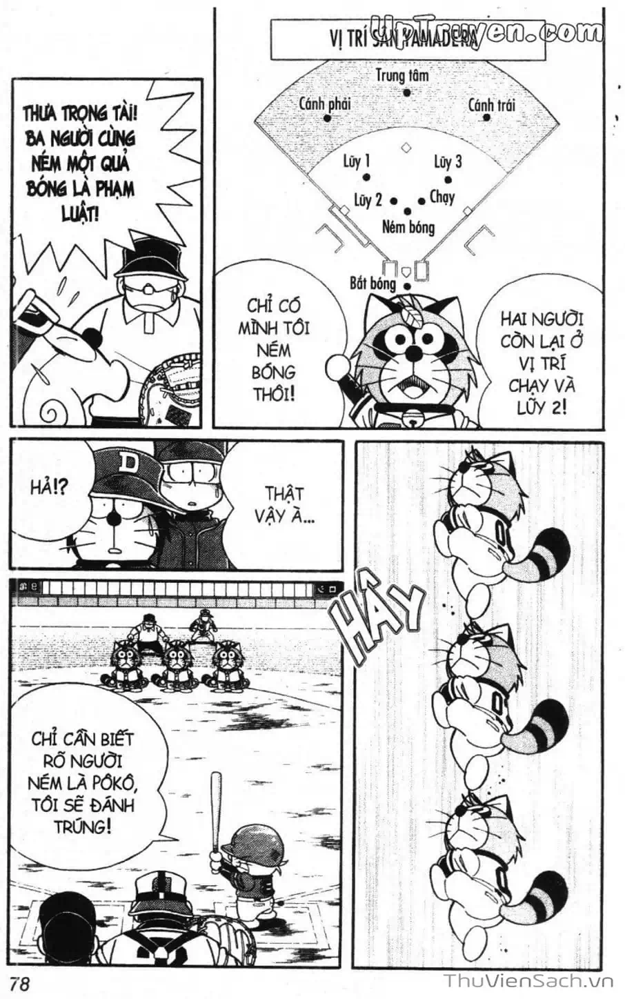 Truyện Tranh Doraemon Bóng Chày trang 3