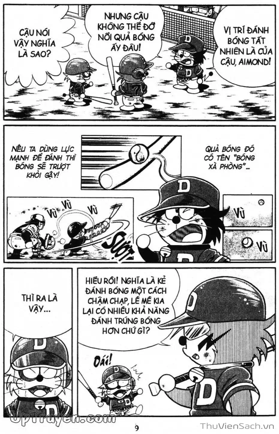 Truyện Tranh Doraemon Bóng Chày trang 3