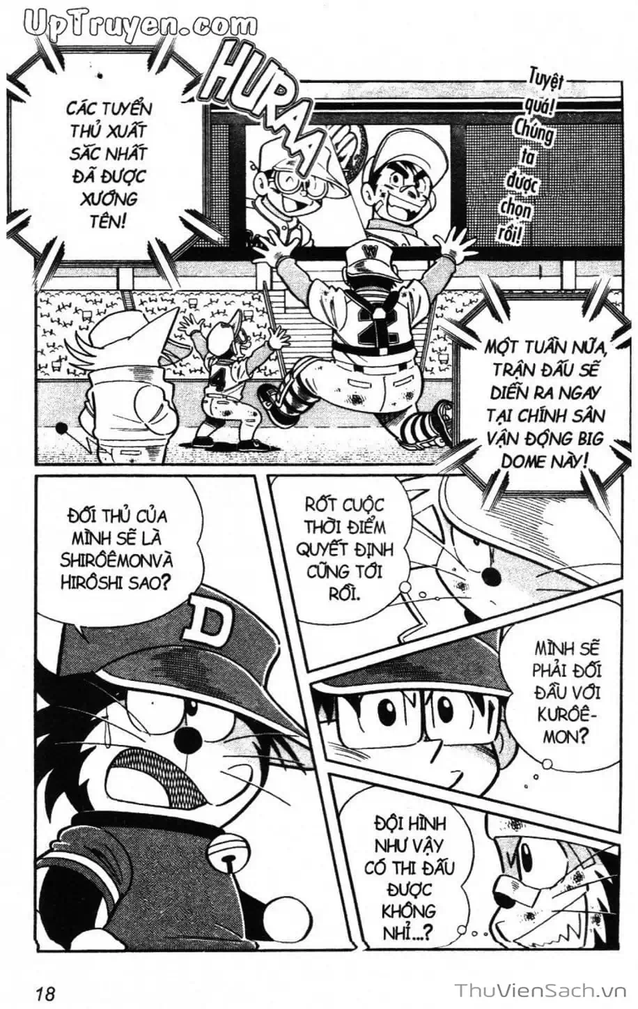 Truyện Tranh Doraemon Bóng Chày trang 3