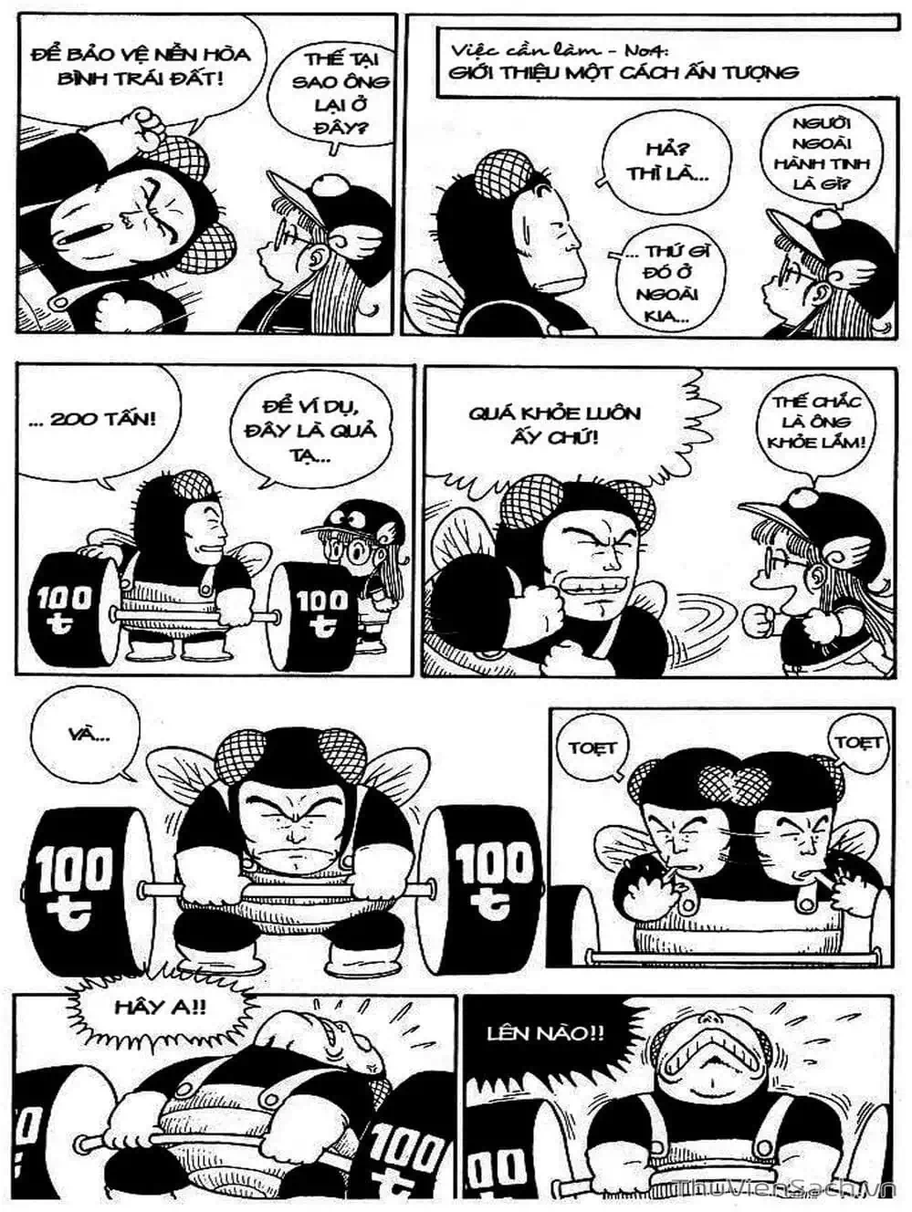 Truyện Tranh Tiến Sĩ Slump - Dr. Slump trang 4