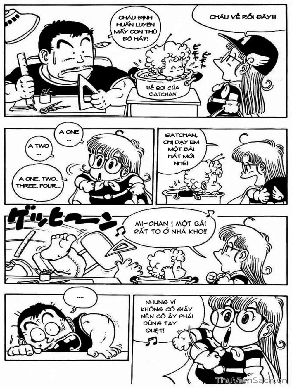 Truyện Tranh Tiến Sĩ Slump - Dr. Slump trang 4