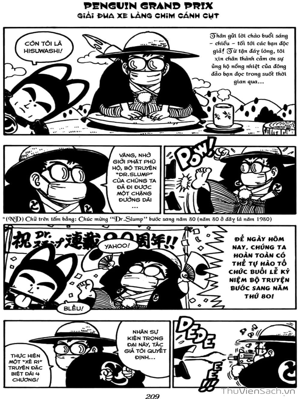 Truyện Tranh Tiến Sĩ Slump - Dr. Slump trang 1290