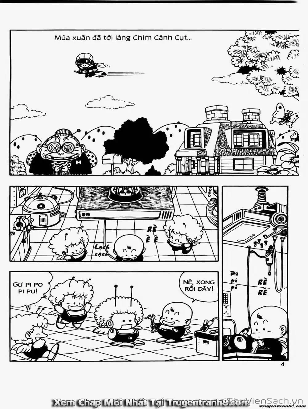 Truyện Tranh Tiến Sĩ Slump - Dr. Slump trang 4