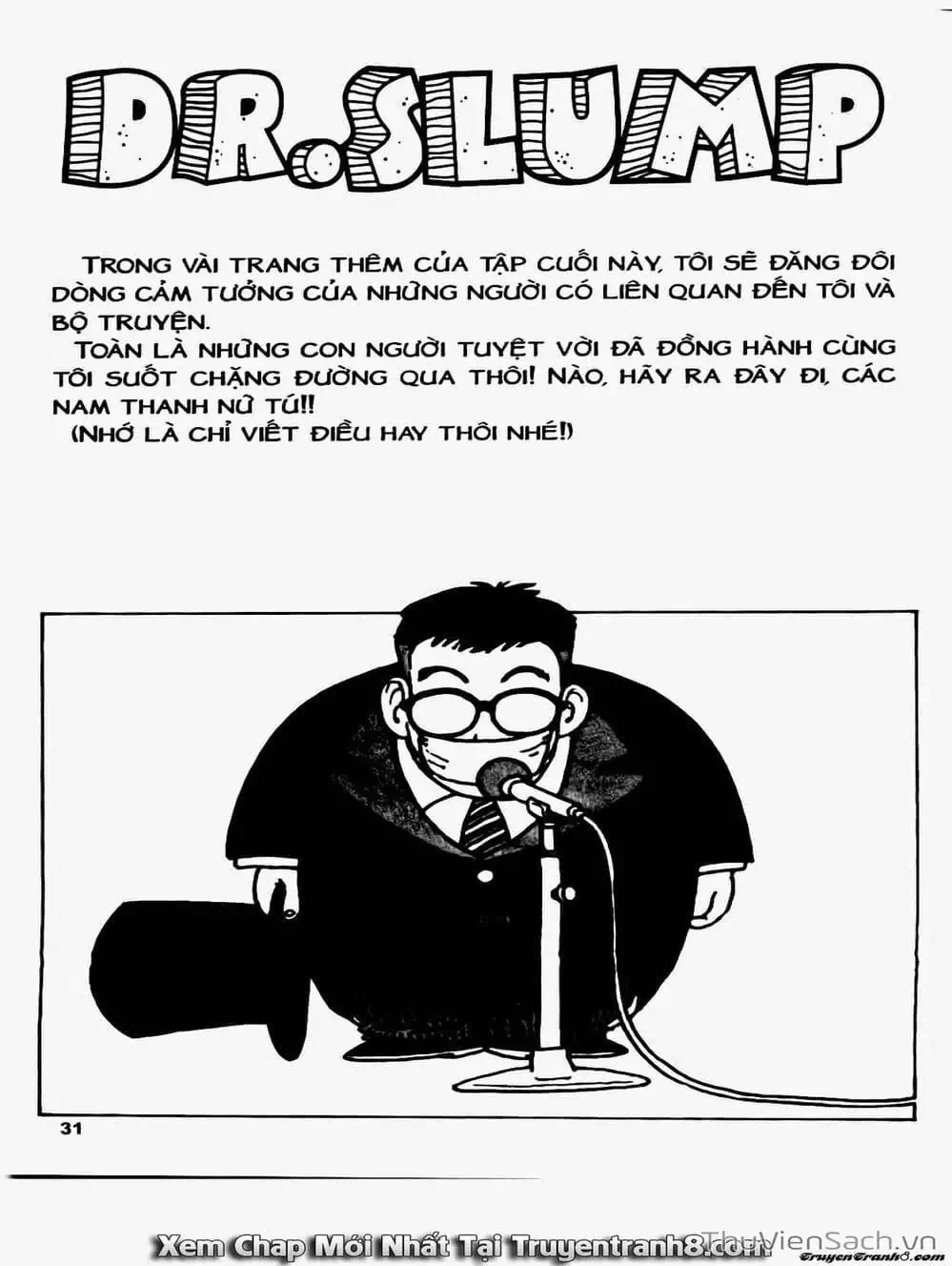 Truyện Tranh Tiến Sĩ Slump - Dr. Slump trang 4