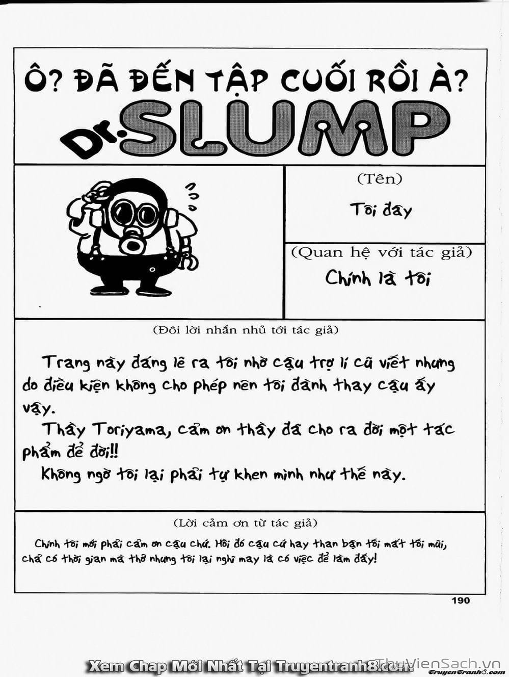 Truyện Tranh Tiến Sĩ Slump - Dr. Slump trang 1911