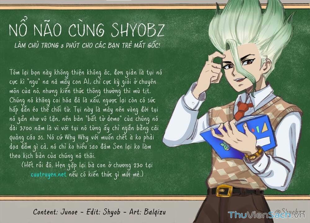 Truyện Tranh Dr. Stone - Hồi Sinh Thế Giới trang 3