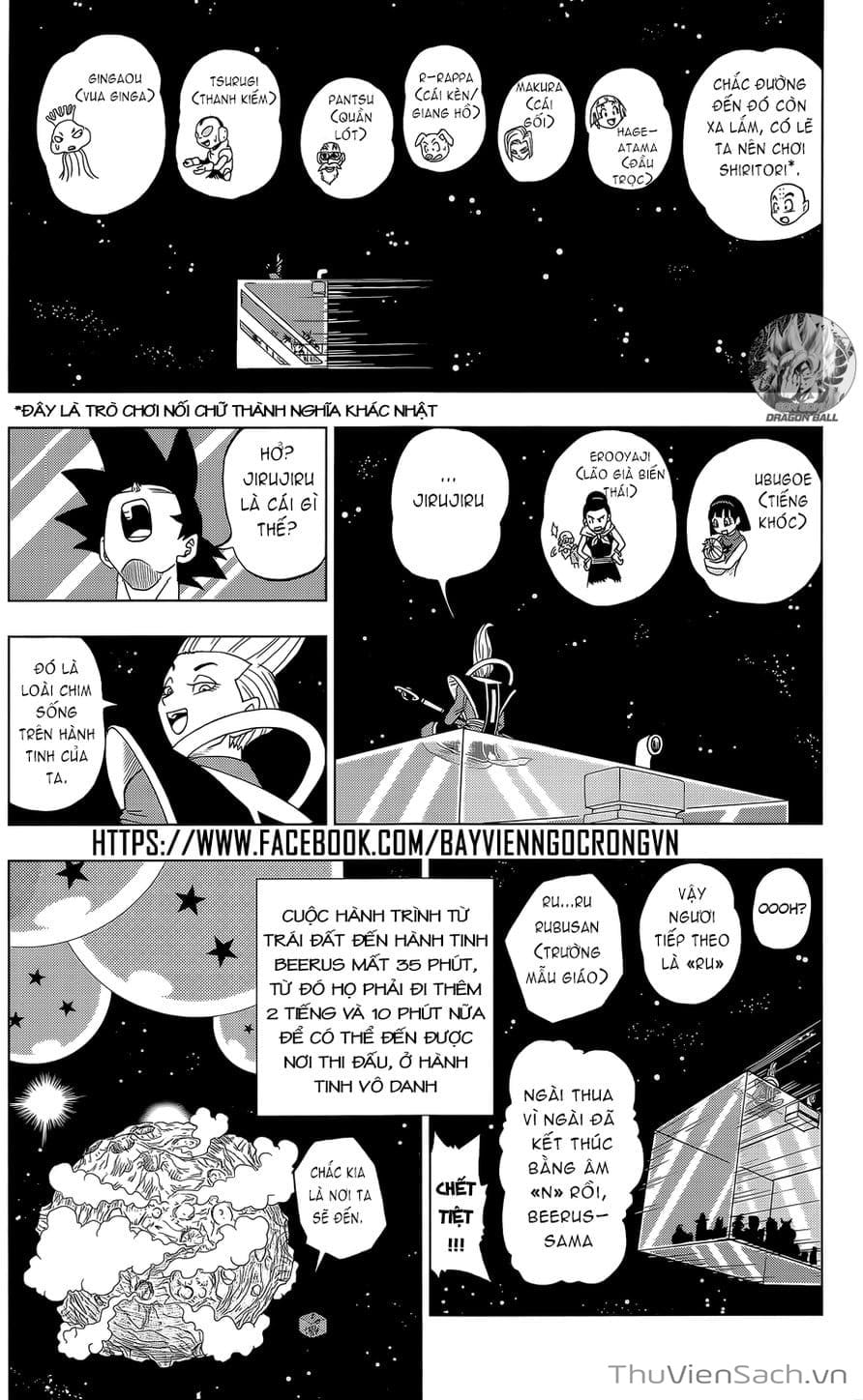 Truyện Tranh Truy Tìm Ngọc Rồng Siêu Cấp - Dragon Ball Super trang 3