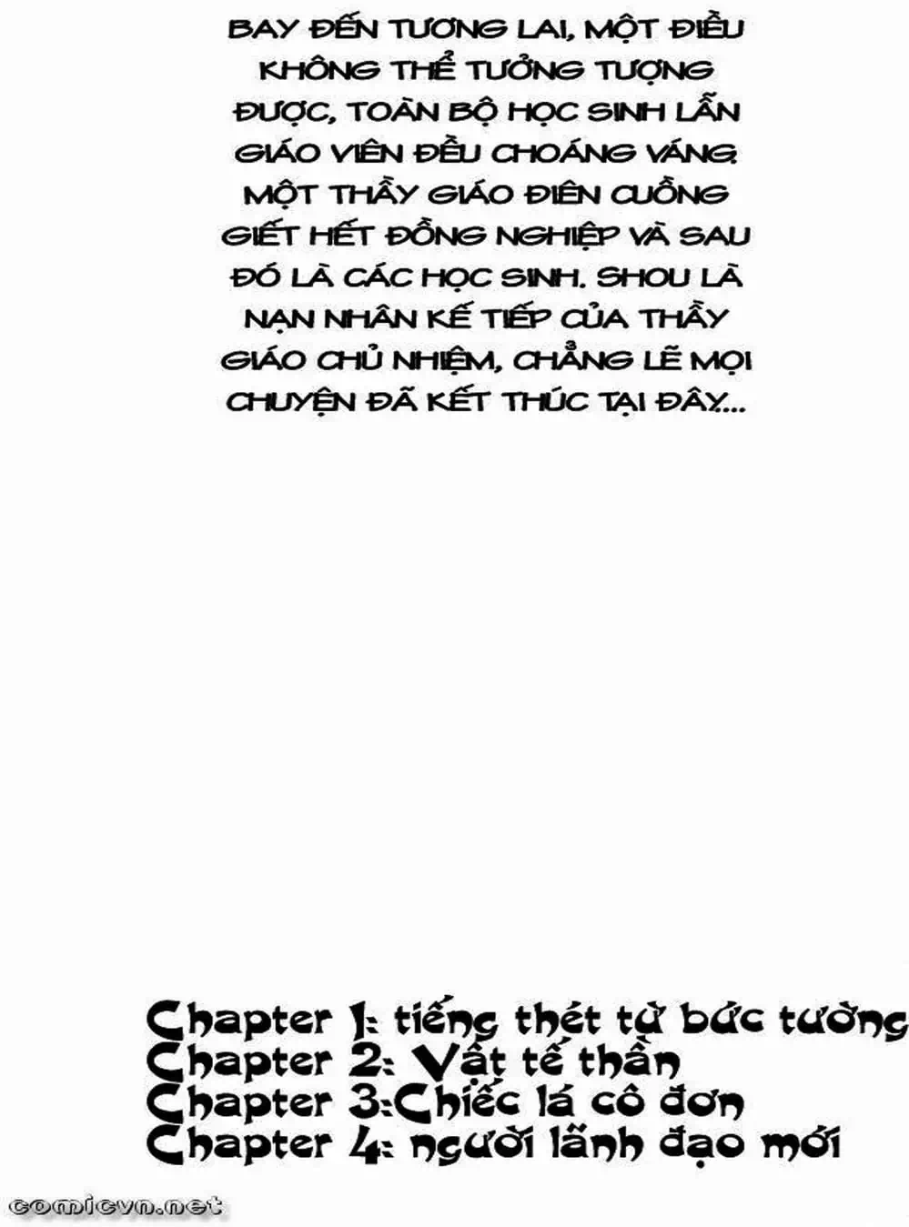 Truyện Tranh Lớp Học Phiêu Lưu - Drifting Classroom trang 5