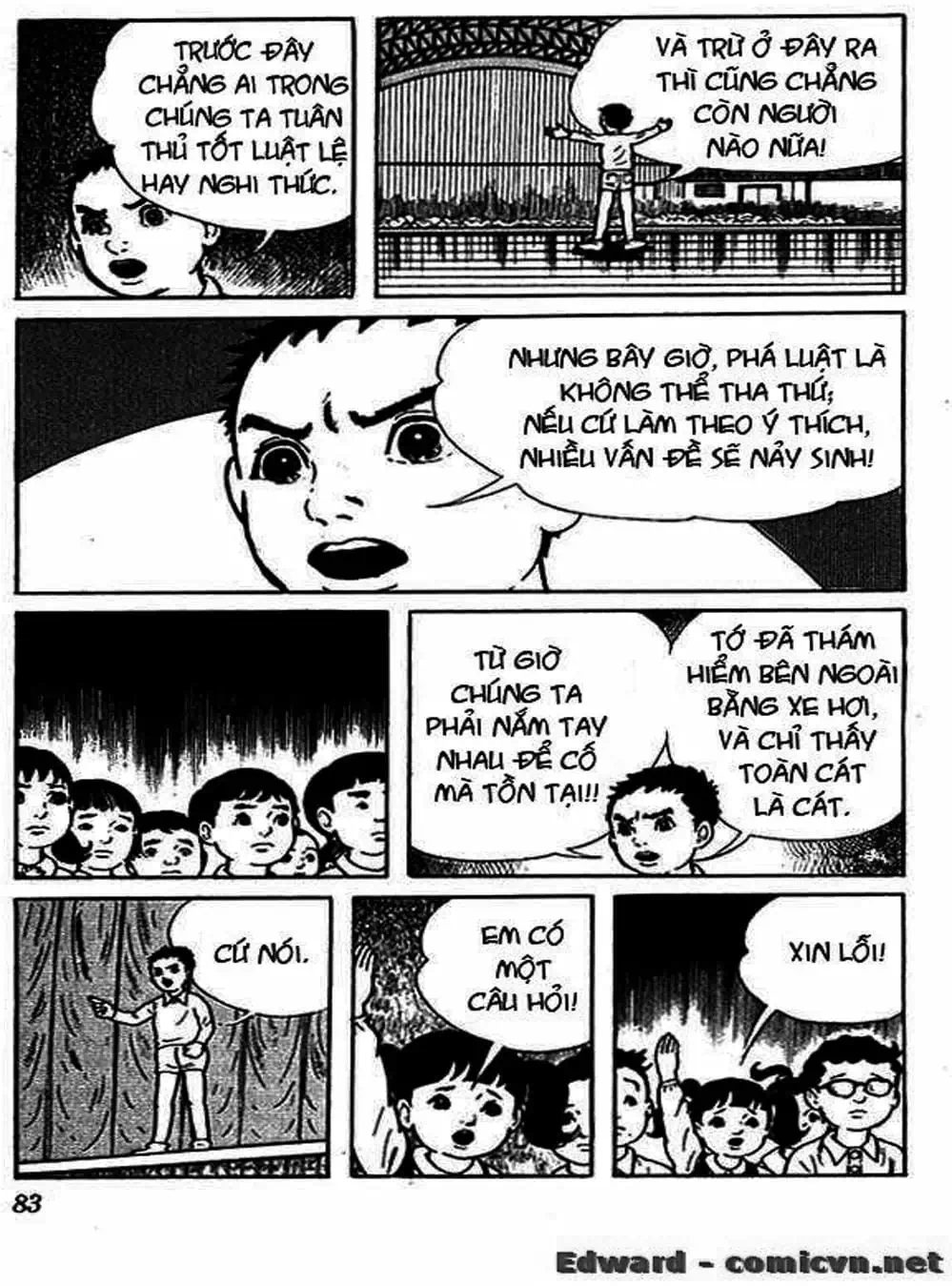 Truyện Tranh Lớp Học Phiêu Lưu - Drifting Classroom trang 5