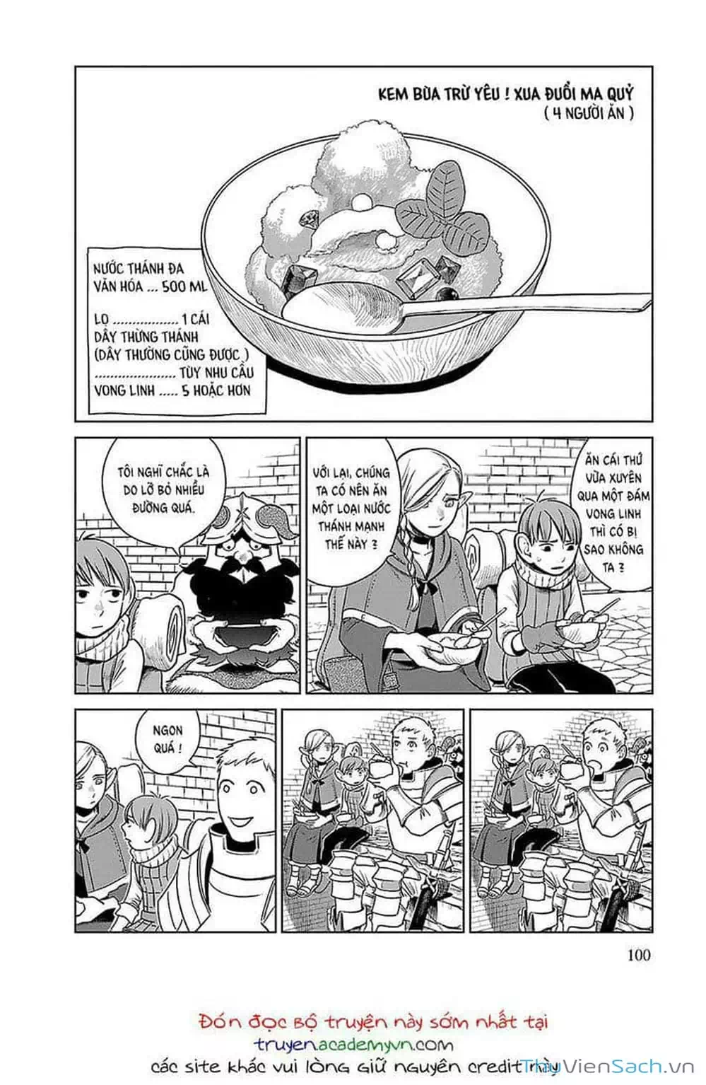 Truyện Tranh Mỹ Vị Hầm Ngục - Dungeon Meshi trang 4