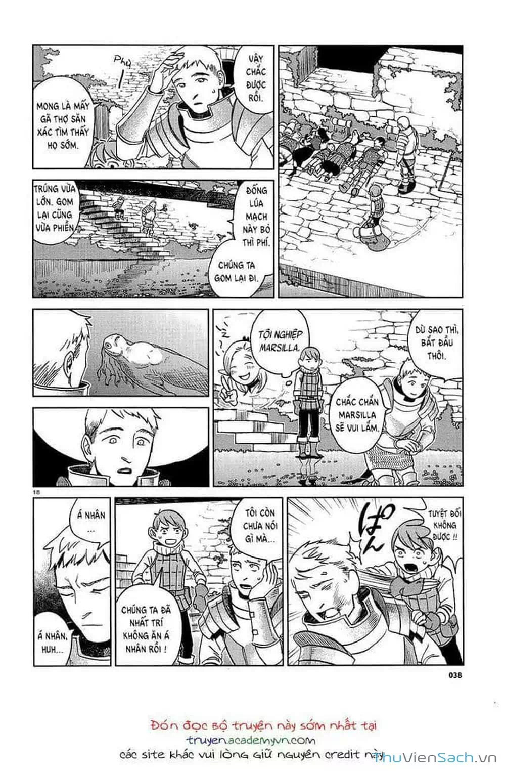 Truyện Tranh Mỹ Vị Hầm Ngục - Dungeon Meshi trang 4