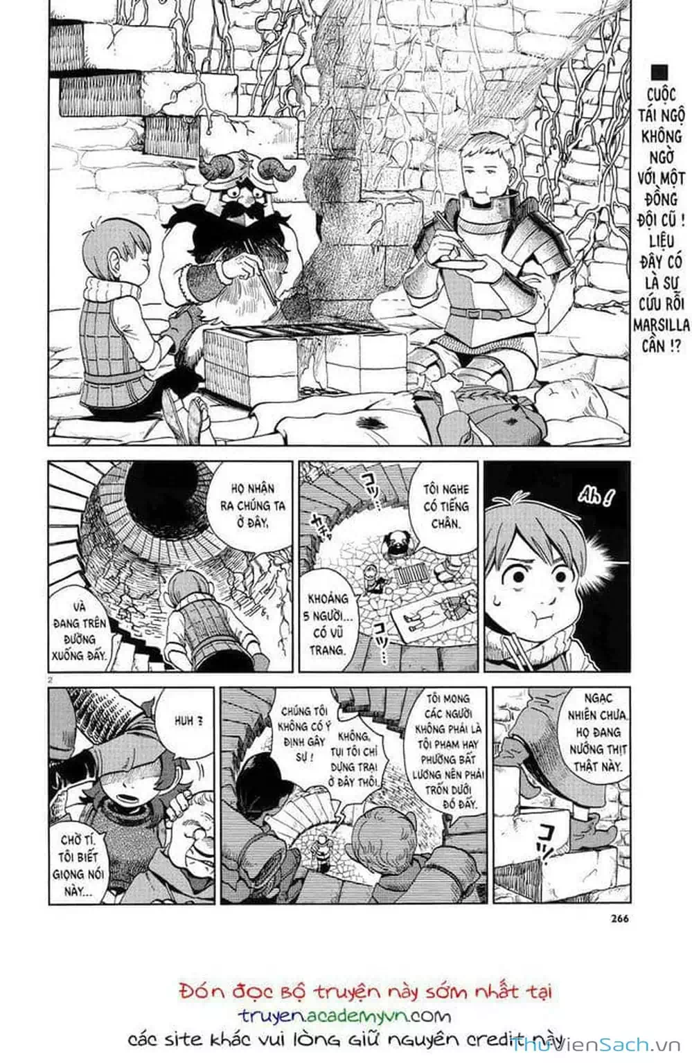 Truyện Tranh Mỹ Vị Hầm Ngục - Dungeon Meshi trang 4