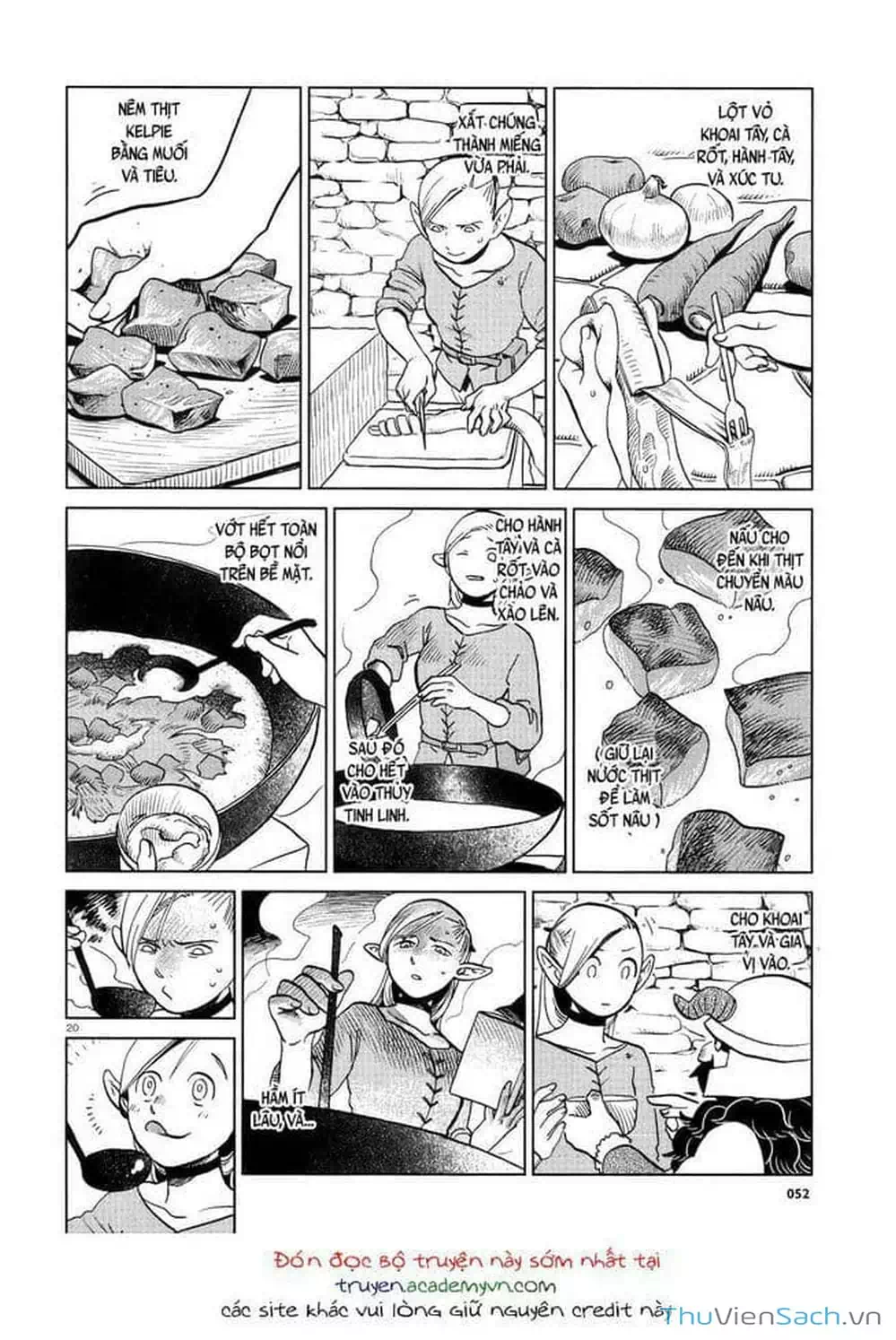 Truyện Tranh Mỹ Vị Hầm Ngục - Dungeon Meshi trang 4