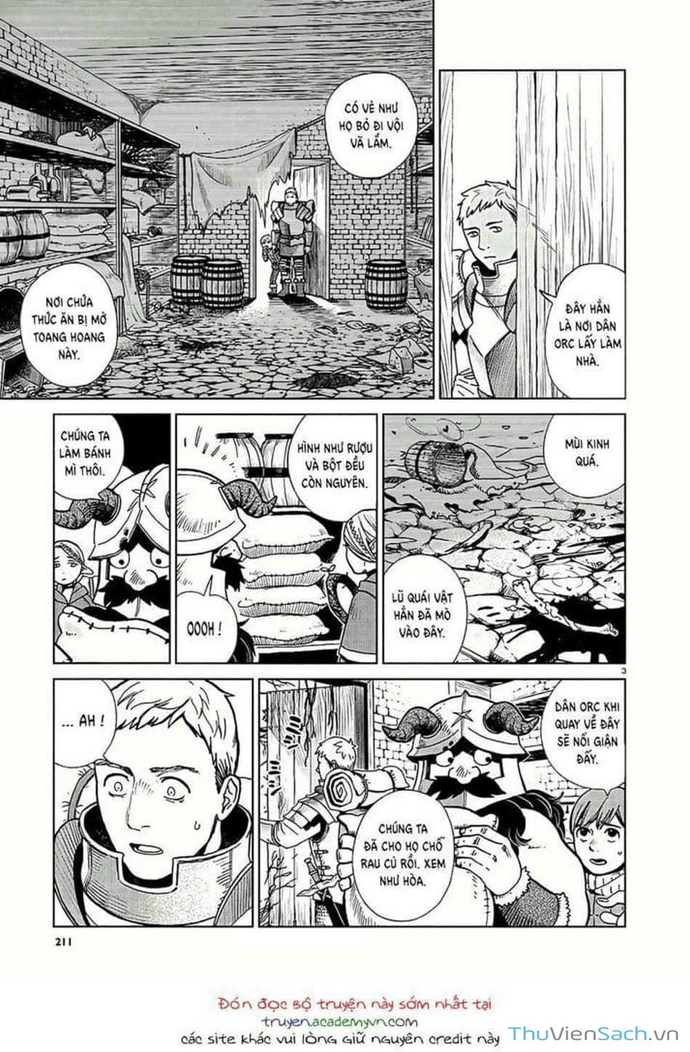 Truyện Tranh Mỹ Vị Hầm Ngục - Dungeon Meshi trang 4