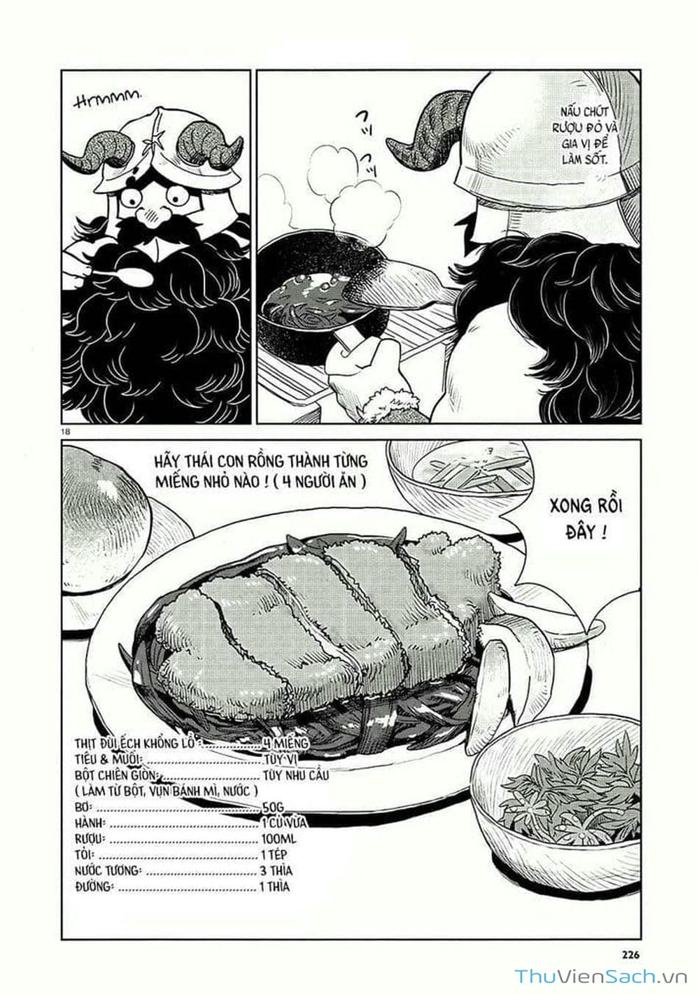 Truyện Tranh Mỹ Vị Hầm Ngục - Dungeon Meshi trang 4